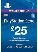 Playstation Network Card £25 (In Paperform) (PS3 / VITA / PS4) /PS4