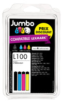 JUMBO PRINT JP013021 Inkjet Cartridges (Pack of 4) /Cartridge