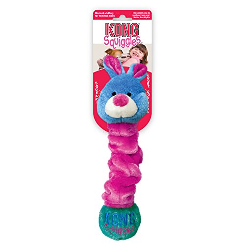 KONG Squiggles Dog Toy - Small, Blue