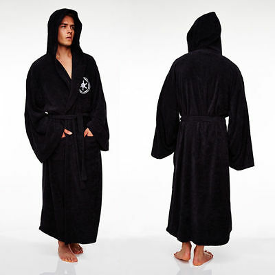 Star Wars - Galactic Empire Fleece Robe - Black Logo - Adult One Size /Merchandise