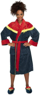 Marvel : Captain Marvel Adult fleece Bathrobe One Size /Merchandise