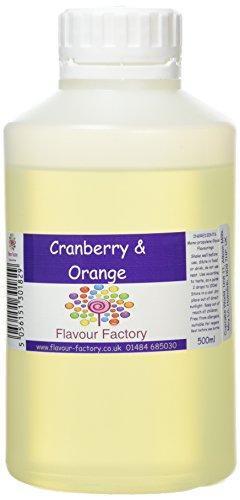 F.Factory - Cranberry and Orange Intense Food Flavouring (500 ml) /Food