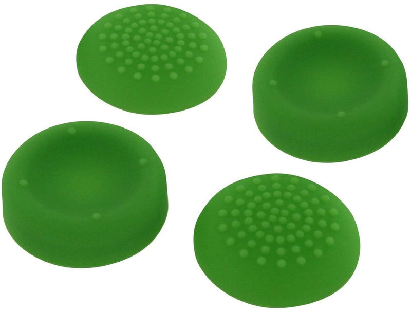 PS4 Silicone Thumb Grips: Concave & Convex - Green (Assecure) /PS4