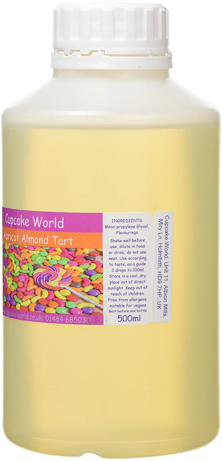 C.World - Apricot and Almond Tart Intense Food Flavouring (500 ml) /Food