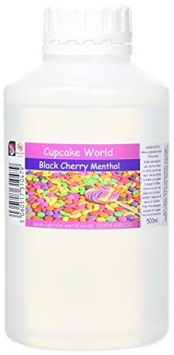 C.World - Black Cherry Menthol Intense Food Flavouring (500 ml) /Food