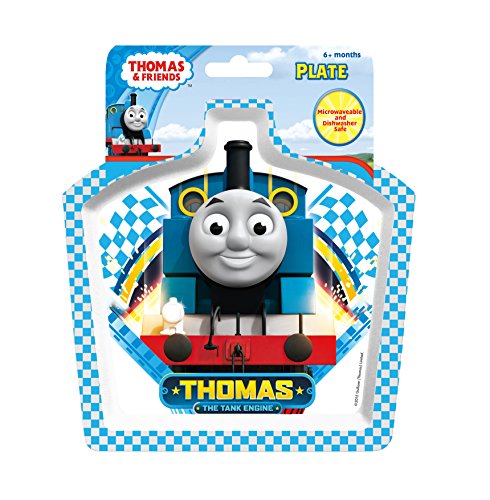 Thomas & Friends Racing Train Shaped Plate, Multi