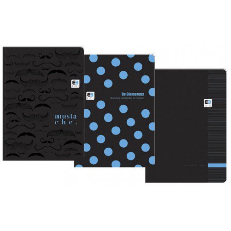 Interdruk - Semi hard Cover Notebook - A5 -64 page (Varying Styles) /Stationery