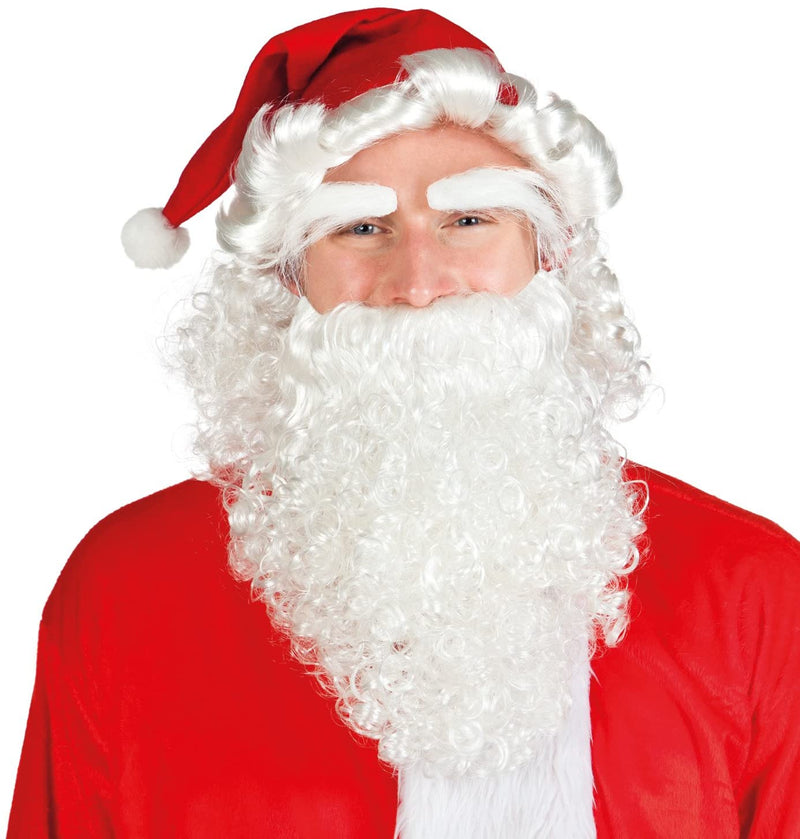 Boland - Costume Set Santa Claus, Hat, Wig, Eyebrows and Moustache /Costume