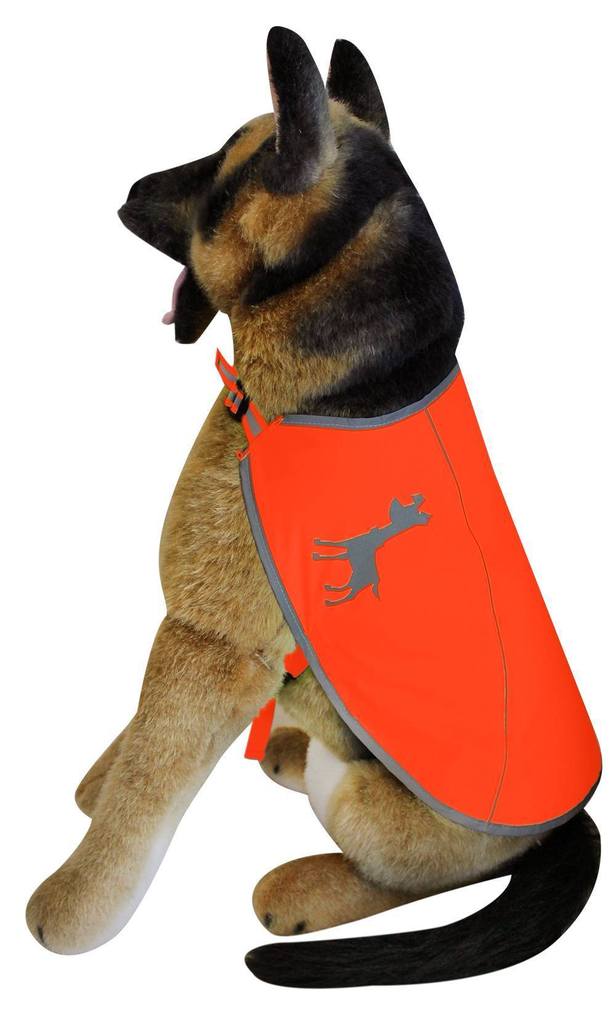 Alcott Visibility Dog Vest, Neon Orange, Large