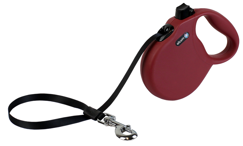 Alcott Expedition Retractable Lead, Red, Large